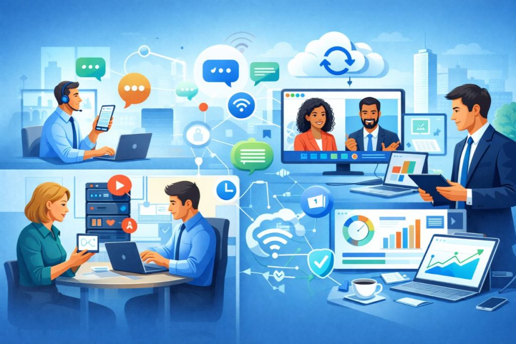 How Modern Communication Technology Is Reshaping SMB Productivity and Growth